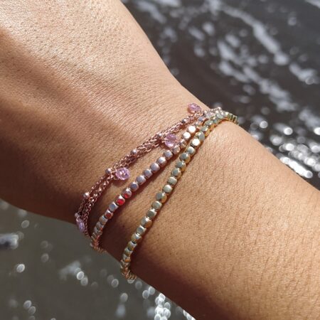 bracciale con cubetti